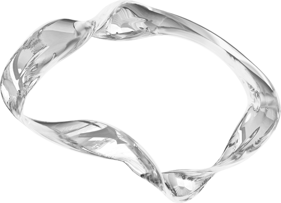 Transparent Liquid Blob Frame